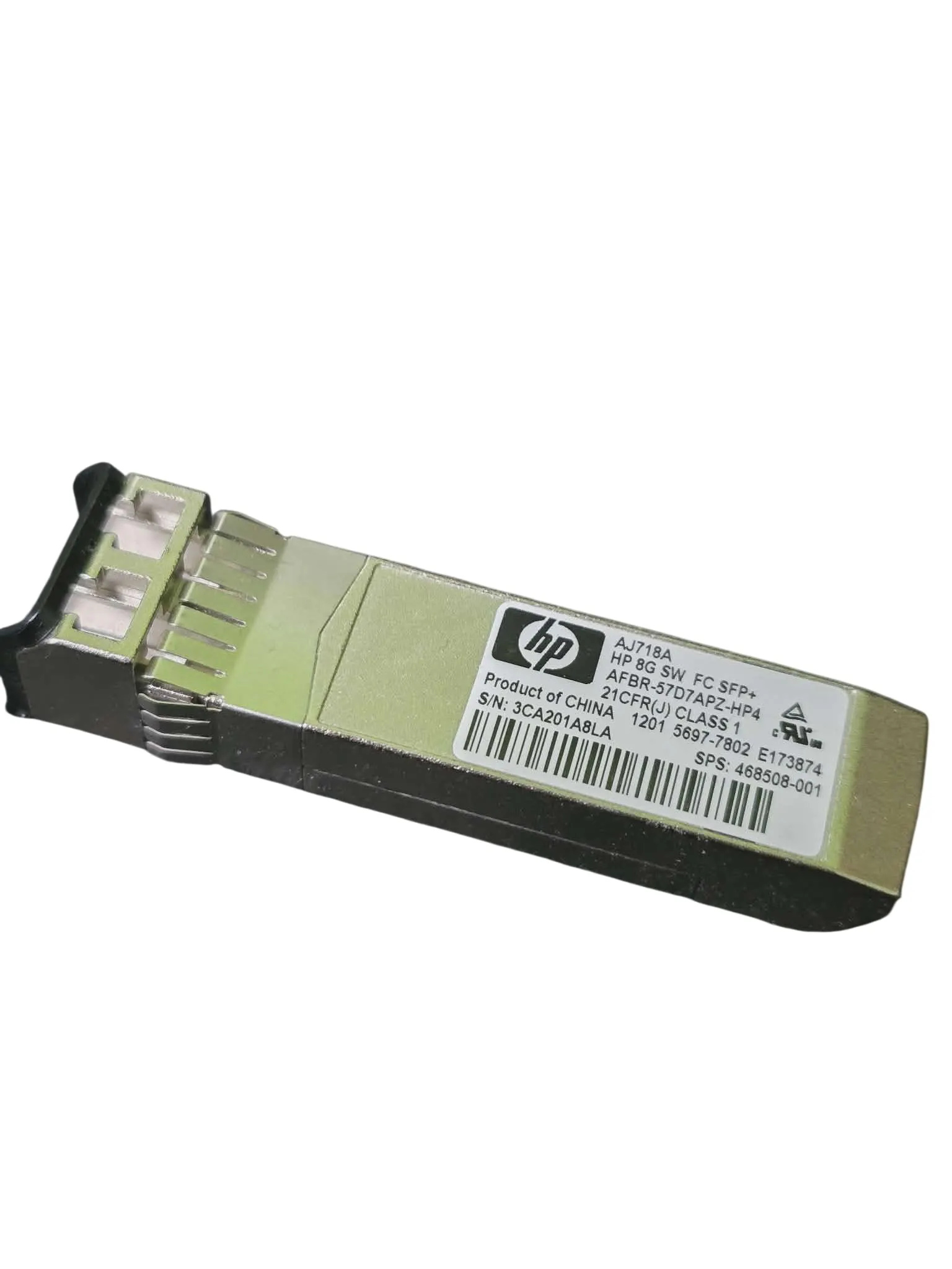 Moduł optyczny: HPE AJ718A 8G FC SW SFP+